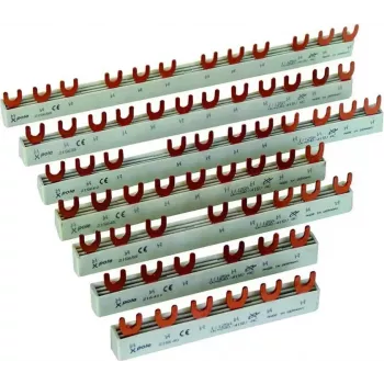 Eaton VG-4PHAS/12MODUL 4-Pole Phase Busbar, 12 Modules, Red 215643