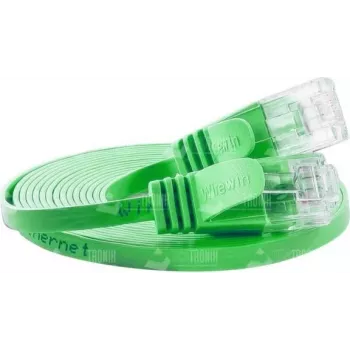 Wirewin Cat.6 U/UTP Slim Ethernet Patch Cable, 0.15 m, Green PKW-SLIM-KAT6 0.15 GN