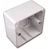 Wirewin Surface-Mount Frame for Data Outlets, Pure White RAL 9010 (TKS-APR WS)