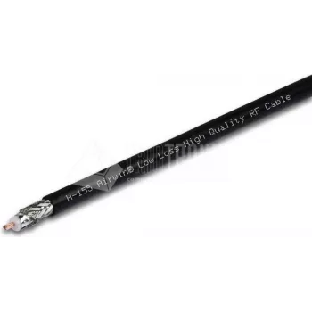 Wirewin Low Loss HF Coaxial Cable H-155, 48 dB/100m at 2.4 GHz, 50 Ohm, without Connectors