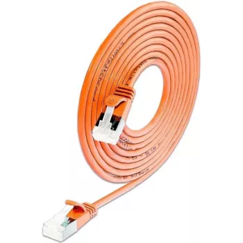 Wirewin SLIM KAT6A 10 Gigabit Light Patch Cable, U/FTP, Ø 3.8mm, Orange, 0.1m (PKW-LIGHT-STP-K6A 0.1 OR)