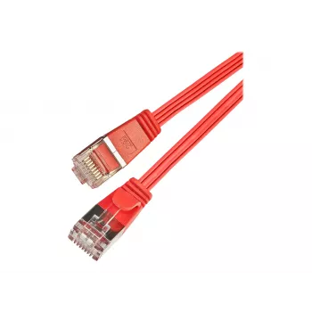 Wirewin Triotronik PKW-STP-SLIM-KAT6 20.0 RT Cat6 U/FTP Slim Ethernet Patch Cable, RJ45 Plug to Plug, 20 m, Black