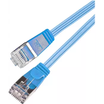 Wirewin Triotronik Cat 6 U/FTP Slim Patch Cable, 20 m, RJ-45 Plug to Plug, Blue PKW-STP-SLIM-KAT6 20.0 BL