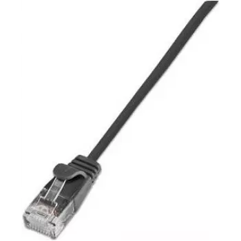 Wirewin Triotronik PKW-LIGHT-STP-K6 1.0 SW Cat6 STP Patch Cable, RJ-45 Plug to Plug, 1m, Black