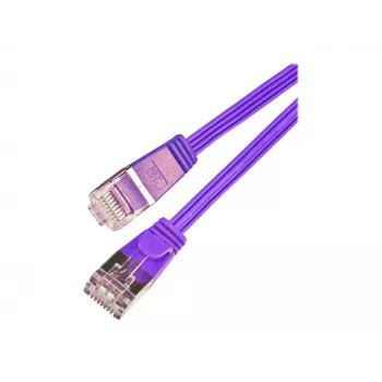 Wirewin SLIM S6 7.5 VT - Cat.6 Slim Patch Cable, STP (PIMF), 7.5 m, Purple PKW-STP-SLIM-KAT6 7.5 VT