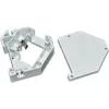 Wirewin WKS DIN Rail Kit – Keystone Jack DIN Rail Mounting Bracket, Plastic, Grey
