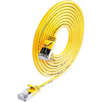 Wirewin SLIM SL6 15 GE Cat.6 U/FTP Slim-Light Patch Cable, 15 m, Yellow PKW-LIGHT-STP-K6 15.0 GE