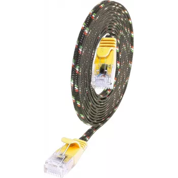 Wirewin SLIM Tough Cat6 U/UTP Patch Cable, Yellow, 0.25 m PKW-TOUGH-K6 0.25 GE