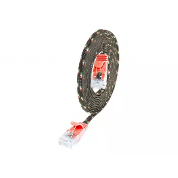Wirewin PKW-TOUGH-K6 10.0 RT - Cat.6 Slim Tough Patch Cable, U/UTP, 10 m, Red