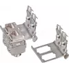 Wirewin DIN rail holder for 2 keystone sockets, metal keystone system (WKS DIN RAIL HOLDER 2)