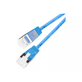 Wirewin Light Patch Cable Round U/FTP Cat 6a Blue 5.0m Slim Flexible PoE PKW-LIGHT-STP-K6A 5.0 BL