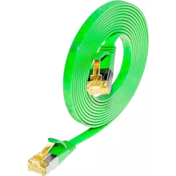 Wirewin Cat6a U/FTP Slim Patch Cable RJ45 - 1.5 m, Green PKW-STP-SLIM-K6A 1.5 GN