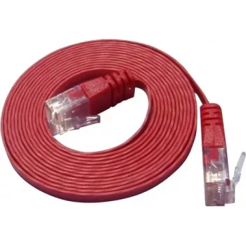 Wirewin Cat.6 Slim Patch Cable U/UTP 0.75m Red PKW-SLIM-KAT6 0.75 RT