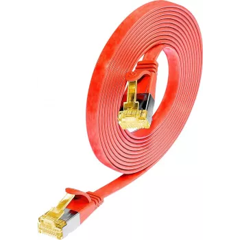 Wirewin SLIM Cat6a U/FTP Patch Cable, RJ-45, 5 m, Red PKW-STP-SLIM-K6A 5.0 RT