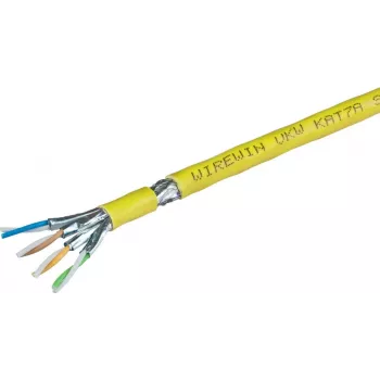 Wirewin Cat.7 Installation Cable S/FTP 1200MHz LSOH3 Duplex PoE Optimised 500m VKW SFTP K7A L3 500DXQ