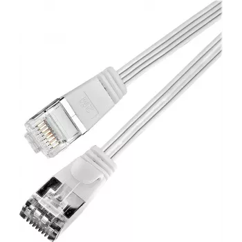 Wirewin Triotronik Cat 6 Slim Ethernet Patch Cable, 0.5m, RJ-45 Plug/Plug, U/FTP (STP), Grey PKW-STP-SLIM-KAT6 0.5
