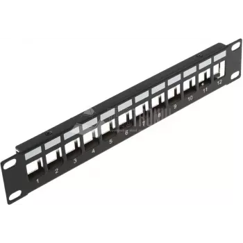 Wirewin 12-Port Keystone Module Blind Panel, 10