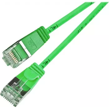 Wirewin Triotronik PKW-LIGHT-STP-K6 10.0 GN Cat6 STP Patch Cable, RJ-45 Plug to RJ-45 Plug, 10 m, Green