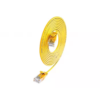 Wirewin Cat.6 SLIM-Light Patch Cable U/UTP 7.5m Yellow PKW-LIGHT-K6 7.5 GE
