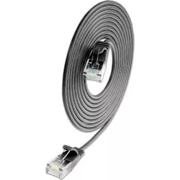Wirewin Cat 6A 10 Gigabit U/UTP Slim Ethernet Patch Cable, 3.0 m, Black SLIM-L-UU-K6A 3.0 BK