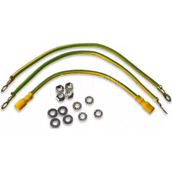 Wirewin WCAB PS2 Earthing Kit - Copper-Coated Steel Earthing Bar, 2.5mm² Copper Stranded Cable, 4-6 Connection Points
