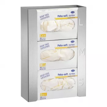 Bartscher glove dispenser K30 850025 silver stainless steel