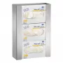 Bartscher glove dispenser K30 850025 silver stainless steel
