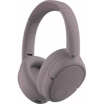 JLab JBuds LUX ANC Wireless Over-Ear Headphones with Active Noise Cancellation, 70 Hours Battery Life, Bluetooth 5.3, Mauve