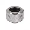Thermaltake Pacific C-PRO G1/4 PETG Tube 16mm Outer Diameter Compression Fitting Chrome