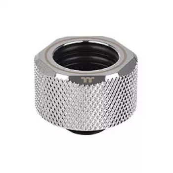 Thermaltake Pacific C-PRO G1/4 PETG Tube 16mm Outer Diameter Compression Fitting Chrome