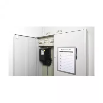 DURABLE DURAFRAME NOTE A4 Self-Adhesive Information Frame, Black 499323