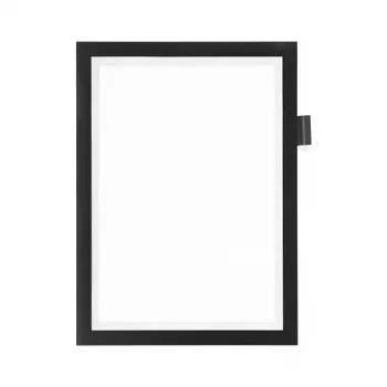 DURABLE DURAFRAME NOTE A4 Magnetic Information Frame, Black 499301