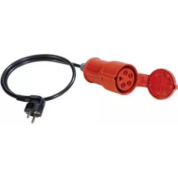 BENNING 16 A CEE Coupling to Schuko Plug Adapter Cable for VDE 0701/0702 Testing (044122)