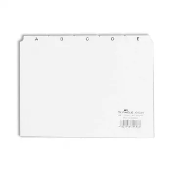 DURABLE Index Register A5 5/5-Part A-Z Embossed PP 1 ST 365002
