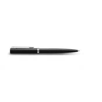 Waterman Impression Ballpoint Pen – Black Lacquer, Chrome Trim Ring, Medium Blue 2225498