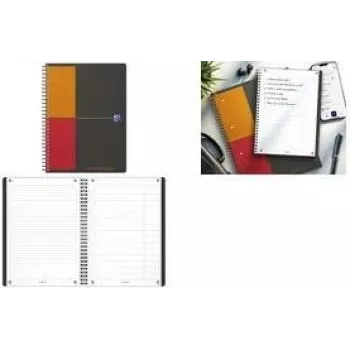 Oxford International Task Manager Spiral Notebook B5 80 Sheets Blue 400202295