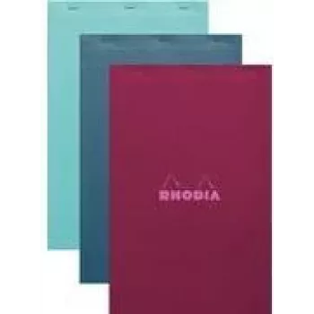 Rhodia No. 19 A4+ squared Notepad, various colours, 5-Pack 19100C