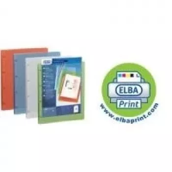 ELBA POLYVISION A4 Presentation Ring Binder, 4 D-Ring, 20 mm Spine, Transparent PP 959034-17