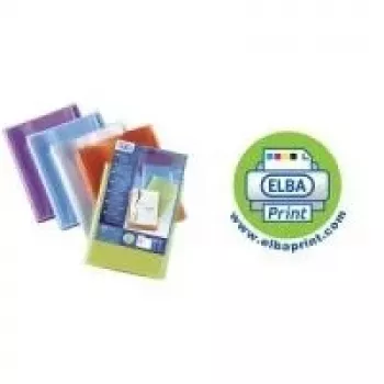 ELBA POLYVISION Presentation Folder A4, 20 Transparent Sleeves, PP 0.7 mm 054034-17