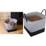 EDA pellet storage bag, felt, 60 litres, grey / black, 40 kg capacity, 1 piece 010487 G.BT