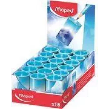Maped ARCTIC metal pencil sharpener with shavings container, display box with 18 pieces 046025