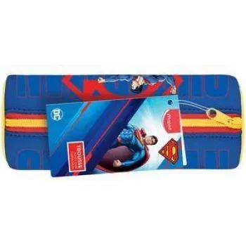 Maped Superman Neoprene Pencil Case Roll, Zip, Washable at 30°C, Multi-Coloured 934833
