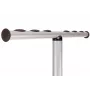 MAUL Wavy-2 coat stand with umbrella holder, silver/black 9405390