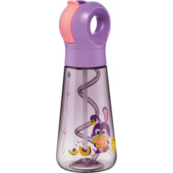 Maped PICNIK Rabbit Water Bottle 0.5L Purple with Straw 873102