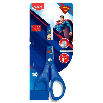 Maped Superman Craft Scissors, Rounded Tip, 130 mm, Blue 464233