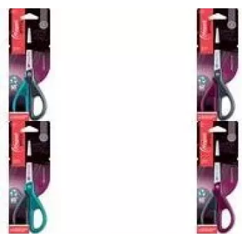 Maped Essentials Office Scissors, 210 mm, Rounded Tip, Asymmetric Handles, 60% Recycled Plastic, 1 Piece 468101