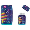 Maped Pixel Party eraser & sharpener combo, twin hole, transparent shavings container, assorted colours 049223