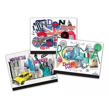 Canson Studio Creativ Art Folder 260 x 330 mm, White Acid-Free Interior, 10-Pack