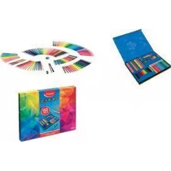Maped COLOR'PEPS 150-Piece Art and Drawing Set with Storage Box 984726