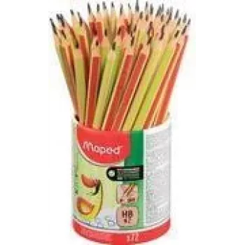 Maped KIDY Learn triangular HB learning pencil, 2.2 mm, 72-Piece tub (854601)